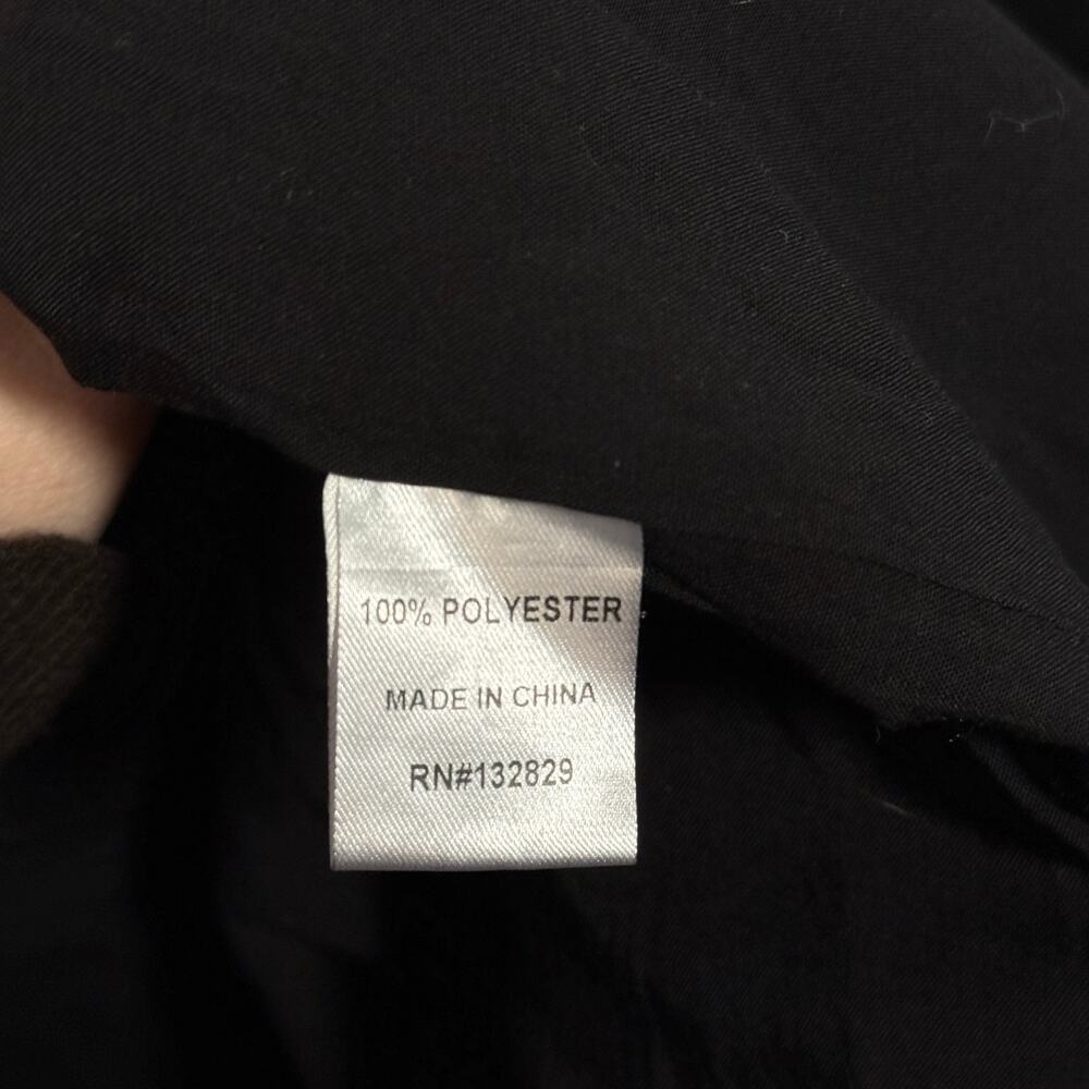 Superdown Revolve Miley Black Oversized Satin Bla… - image 4